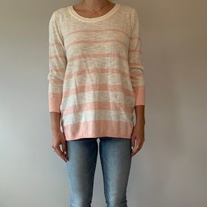 Light pink and cream sweater
